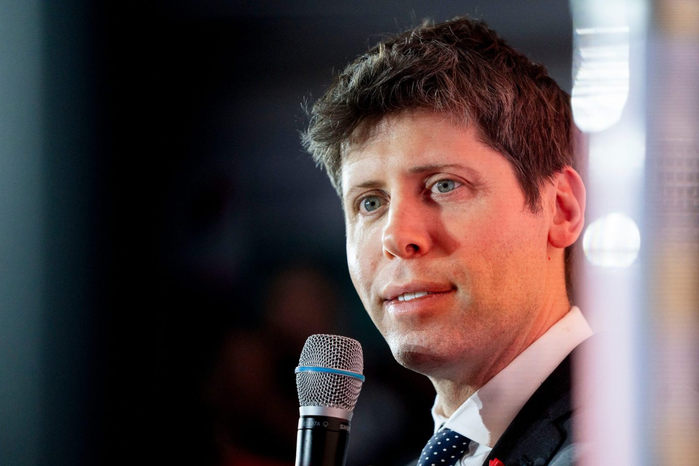 Sam Altman, chief executive officer of OpenAI Inc., speaks at Station F during the AI Action Summit in Paris, France, on Tuesday, Feb. 11, 2025. France is set to announce a total of 109 billion in investment in artificial intelligence projects in the country by companies, funds and other sources over the coming years, President Emmanuel Macron said on the eve of a two-day AI Action Summit. Photographer: Nathan Laine/Bloomberg via Getty Images